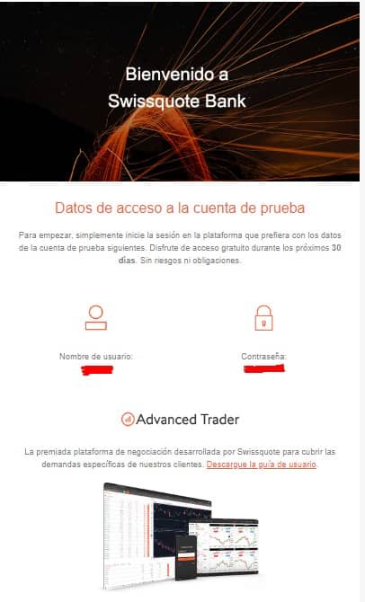 Abrir cuenta con cuenta demo