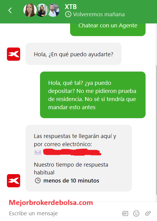 xtb chat