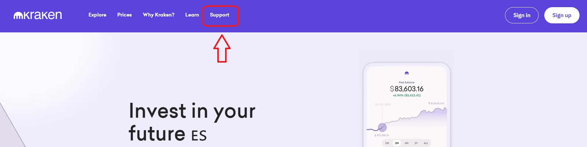 Atención al cliente Kraken