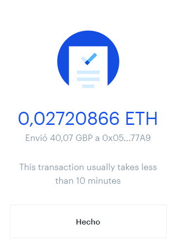 recibir dinero en metamask