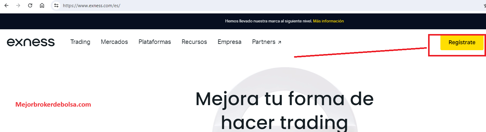Como abrir cuenta con Exness