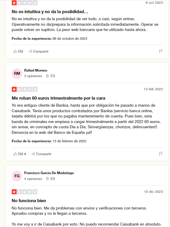 Opiniones Caixabank