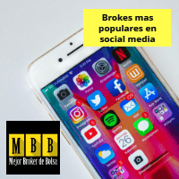 Brokers mas populares en social media