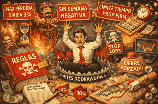El problema fundamental de las cuentas de prop trading